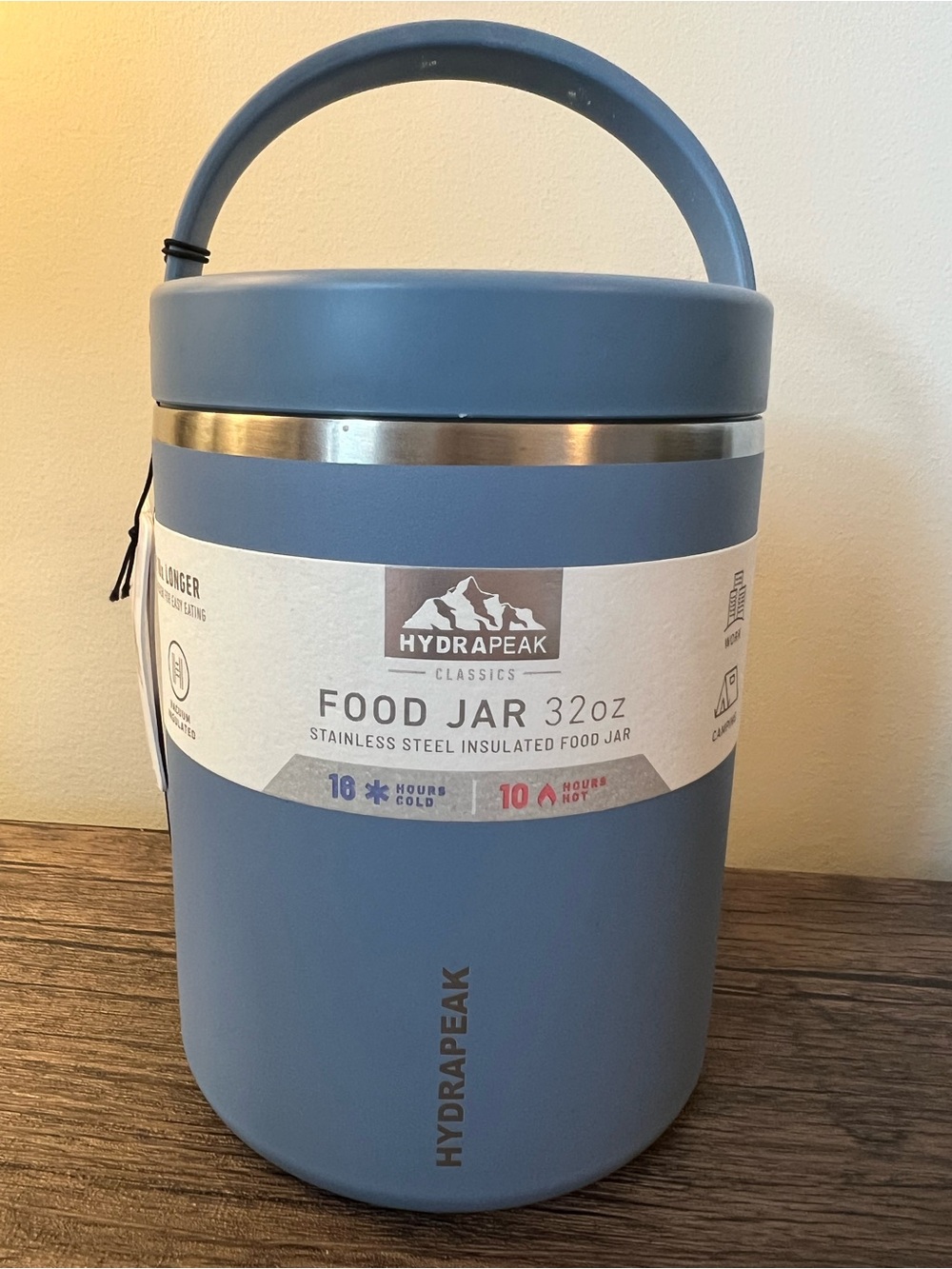 Hydrapeak 32oz Insulated Food Jar - Blue